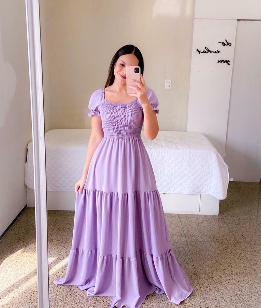 European And American Style Dress Off-shoulder Floral Off-shoulder Long Color Fairy Skirt