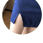 Hip Wrap Slim Underlay Off Shoulder Dress