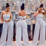 QC5076 New Arrivals Woman Outfit Jumpsuit Women Sexy Wide Leg Jumpsuits 2022