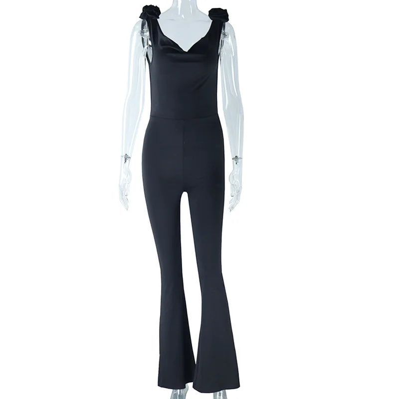 JP005889 Jumpsuit Active Wear Summer Workout Jumpsuit