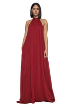 YQY9342 Hot Selling Women Solid Color Casual Chiffon Jer Loose Backless