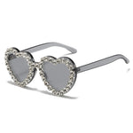 Fashionable All-match Peach Heart Sunglasses For Women