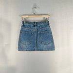 Women's High Waist Loose And Slimming A- Line Denim Skirt