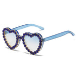 Fashionable All-match Peach Heart Sunglasses For Women