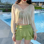 Skirt Split Three-piece Set Hot Spring Vacation Swimsuit