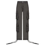 Trendy Workwear Denim Casual Pants For Women