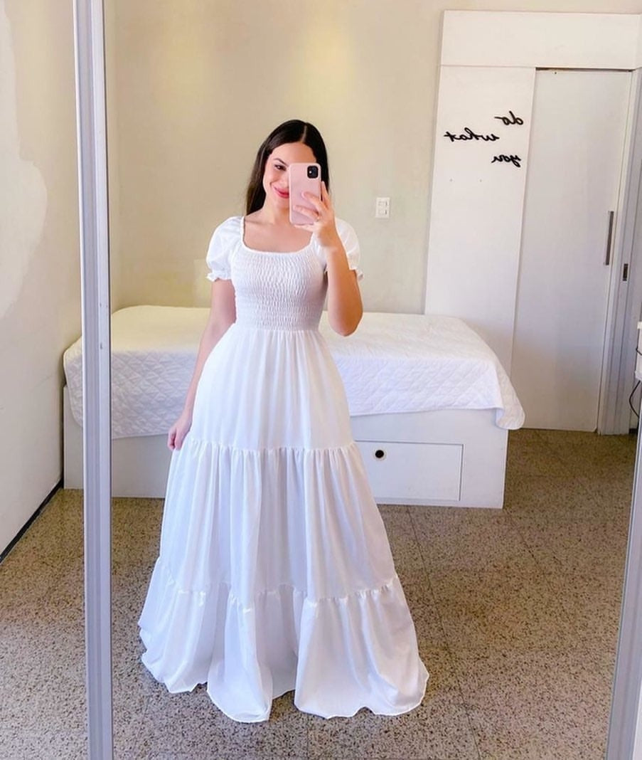European And American Style Dress Off-shoulder Floral Off-shoulder Long Color Fairy Skirt