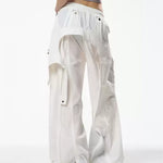 Retro Patchwork Design Casual Pants For Women Spring And Summer New
